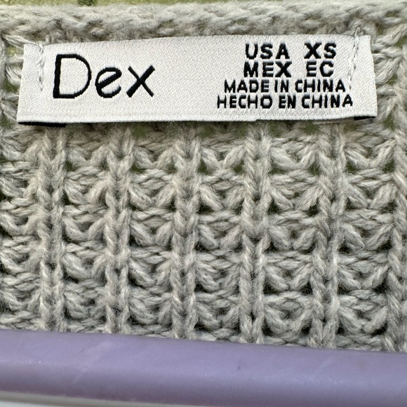 DEX grey sweater - Picture 3 of 4